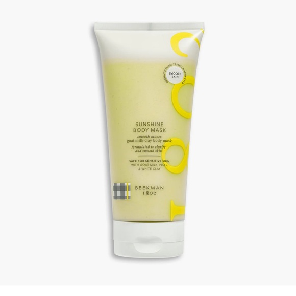 NEW Beekman 1802 Sunshine Clay Body Mask for Smooth Skin.